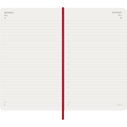 Kalender 12M Daily 2027 Hardcover Pocket Red in de groep Papier & Blokken / Kalenders en agenda's / 12 maanden agenda's bij Voorcrea (137435)