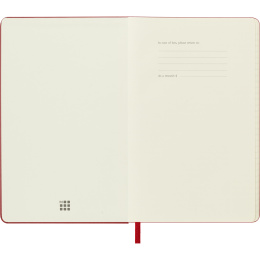 Kalender 12M Daily 2027 Hardcover Pocket Red in de groep Papier & Blokken / Kalenders en agenda's / 12 maanden agenda's bij Voorcrea (137435)