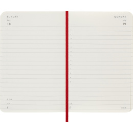 Kalender 12M Daily 2027 Softcover Pocket Red in de groep Papier & Blokken / Kalenders en agenda's / 12 maanden agenda's bij Voorcrea (137436)