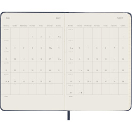 Kalender 12M Daily 2027 Hardcover Pocket Sapphire Blue in de groep Papier & Blokken / Kalenders en agenda's / 12 maanden agenda's bij Voorcrea (137437)