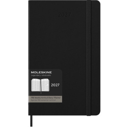 Kalender 12M Weekly Vertical PRO 2027 Hardcover Large Black in de groep Papier & Blokken / Kalenders en agenda's / 12 maanden agenda's bij Voorcrea (137442)