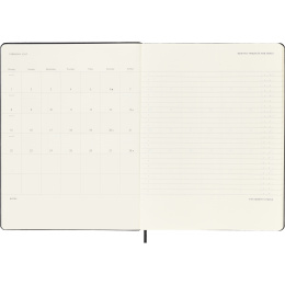 Kalender 12M Weekly Vertical PRO 2027 Hardcover Large Black in de groep Papier & Blokken / Kalenders en agenda's / 12 maanden agenda's bij Voorcrea (137442)