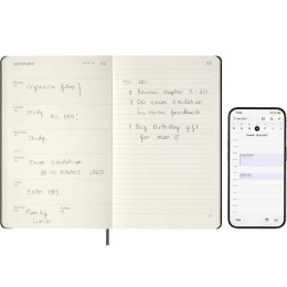 Kalender 12M Smart PRO Digital Weekly Note 2027 Large Black in de groep Papier & Blokken / Kalenders en agenda's / 12 maanden agenda's bij Voorcrea (137445)