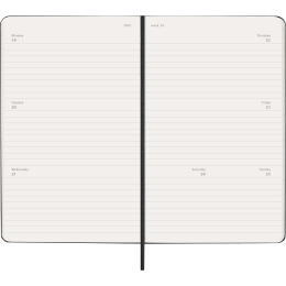 Kalender 12M Weekly Horizontal 2027 Hardcover Large Black  in de groep Papier & Blokken / Kalenders en agenda's / 12 maanden agenda's bij Voorcrea (137446)