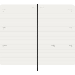 Kalender 12M Weekly Horizontal 2027 Softcover Large Black in de groep Papier & Blokken / Kalenders en agenda's / 12 maanden agenda's bij Voorcrea (137447)
