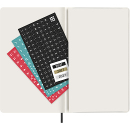 Kalender 12M Weekly Notebook 2027 Softcover Large Black  in de groep Papier & Blokken / Kalenders en agenda's / 12 maanden agenda's bij Voorcrea (137451)