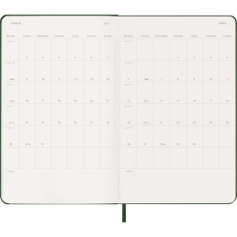 Kalender 12M Weekly Notebook 2027 Hardcover Large Myrtle Green  in de groep Papier & Blokken / Kalenders en agenda's / 12 maanden agenda's bij Voorcrea (137452)