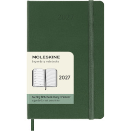 Kalender 12M Weekly Notebook 2027 Hardcover Pocket Myrtle Green  in de groep Papier & Blokken / Kalenders en agenda's / 12 maanden agenda's bij Voorcrea (137460)