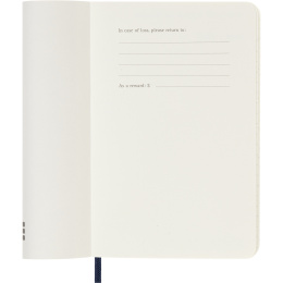 Kalender 12M Weekly Notebook 2027 Softcover Pocket Sapphire Blue  in de groep Papier & Blokken / Kalenders en agenda's / 12 maanden agenda's bij Voorcrea (137462)