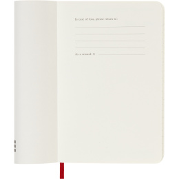 Kalender 12M Weekly Notebook 2027 Softcover Pocket Red  in de groep Papier & Blokken / Kalenders en agenda's / 12 maanden agenda's bij Voorcrea (137464)