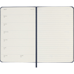 Kalender 12M Weekly Notebook 2027 Hardcover Pocket Sapphire Blue  in de groep Papier & Blokken / Kalenders en agenda's / 12 maanden agenda's bij Voorcrea (137465)