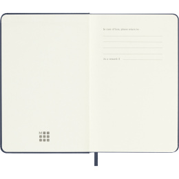 Kalender 12M Weekly Notebook 2027 Hardcover Pocket Sapphire Blue  in de groep Papier & Blokken / Kalenders en agenda's / 12 maanden agenda's bij Voorcrea (137465)