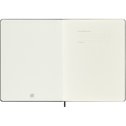 Kalender 12M Weekly Notebook 2027 Hardcover XL Black  in de groep Papier & Blokken / Kalenders en agenda's / 12 maanden agenda's bij Voorcrea (137466)
