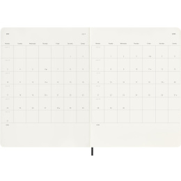 Kalender 12M Weekly Notebook 2027 Softcover XL Black  in de groep Papier & Blokken / Kalenders en agenda's / 12 maanden agenda's bij Voorcrea (137467)