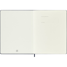 Kalender 12M Weekly Notebook 2027 Hardcover XL Sapphire Blue  in de groep Papier & Blokken / Kalenders en agenda's / 12 maanden agenda's bij Voorcrea (137468)