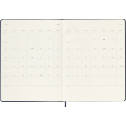 Kalender 12M Weekly Notebook 2027 Hardcover XL Sapphire Blue  in de groep Papier & Blokken / Kalenders en agenda's / 12 maanden agenda's bij Voorcrea (137468)