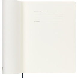 Kalender 12M Weekly Notebook 2027 Softcover XL Sapphire Blue  in de groep Papier & Blokken / Kalenders en agenda's / 12 maanden agenda's bij Voorcrea (137469)