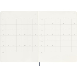 Kalender 12M Weekly Notebook 2027 Softcover XL Sapphire Blue  in de groep Papier & Blokken / Kalenders en agenda's / 12 maanden agenda's bij Voorcrea (137469)