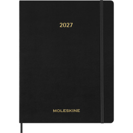 Kalender 12M Weekly Vertical 2027 Essential Softcover XXL Black in de groep Papier & Blokken / Kalenders en agenda's / 12 maanden agenda's bij Voorcrea (137472)