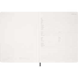 Kalender 12M Weekly Vertical 2027 Essential Softcover XXL Black in de groep Papier & Blokken / Kalenders en agenda's / 12 maanden agenda's bij Voorcrea (137472)