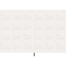 Kalender 12M Weekly Vertical 2027 Essential Softcover XXL Black in de groep Papier & Blokken / Kalenders en agenda's / 12 maanden agenda's bij Voorcrea (137472)