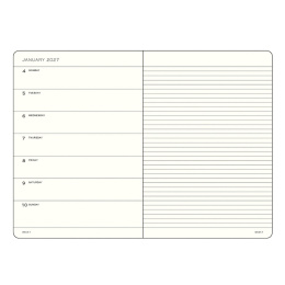 Kalender Weekly Planner & Notebook 2027 A5 Sage in de groep Papier & Blokken / Kalenders en agenda's / 12 maanden agenda's bij Voorcrea (137519)