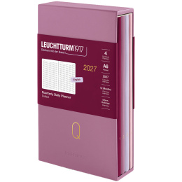 Kalender Quarterly Planner 2027 Shades of Rose in de groep Papier & Blokken / Kalenders en agenda's / 12 maanden agenda's bij Voorcrea (137524)