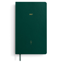 Kalender Quarterly Planner 2027 Shades of Green in de groep Papier & Blokken / Kalenders en agenda's / 12 maanden agenda's bij Voorcrea (137525)