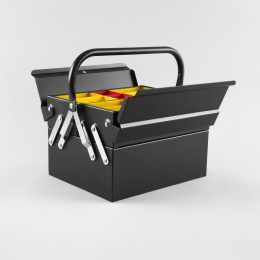 Toolbox Atena Black in de groep Creëren & Hobby / Organiseren / Opbergdozen bij Voorcrea (137545)