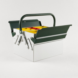 Toolbox Atena Grey/Green in de groep Creëren & Hobby / Organiseren / Opbergdozen bij Voorcrea (137546)
