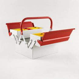 Toolbox Atena Grey/Red in de groep Creëren & Hobby / Organiseren / Opbergdozen bij Voorcrea (137547)
