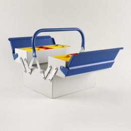 Toolbox Atena Grey/Blue in de groep Creëren & Hobby / Organiseren / Opbergdozen bij Voorcrea (137548)