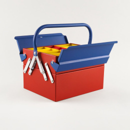 Toolbox Atena Blue/Red in de groep Creëren & Hobby / Organiseren / Opbergdozen bij Voorcrea (137551)