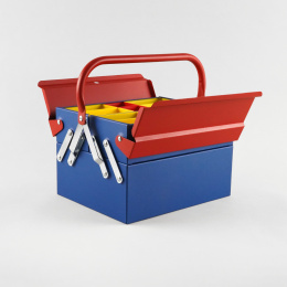 Toolbox Atena Blue/Red in de groep Creëren & Hobby / Organiseren / Opbergdozen bij Voorcrea (137551)