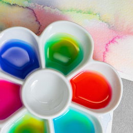 Gansai Tambi Aquarel 5-set Granulating Colors 3 in de groep Kunstenaarsmateriaal / Kunstenaarsverf / Aquarelverf / Aquarelverf in napje bij Voorcrea (137569)