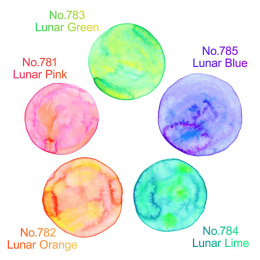 Gansai Tambi Aquarel 5-set Granulating Colors 3 in de groep Kunstenaarsmateriaal / Kunstenaarsverf / Aquarelverf / Aquarelverf in napje bij Voorcrea (137569)