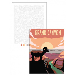 Color by Numbers: US National Parks in de groep Creëren & Hobby / Boeken / Instructieboeken bij Voorcrea (137576)