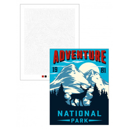 Color by Numbers: US National Parks in de groep Creëren & Hobby / Boeken / Instructieboeken bij Voorcrea (137576)