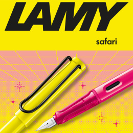 Safari Vulpen Neon Yellow in de groep Pennen / Fine Writing / Vulpennen bij Voorcrea (137577_r)
