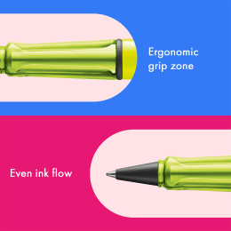 Safari Rollerball Neon Yellow in de groep Pennen / Fine Writing / Rollerball bij Voorcrea (137581)