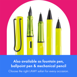 Safari Rollerball Neon Yellow in de groep Pennen / Fine Writing / Rollerball bij Voorcrea (137581)