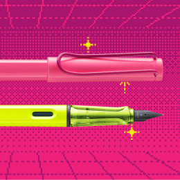 Safari Vulpen Neon Pink in de groep Pennen / Fine Writing / Vulpennen bij Voorcrea (137583_r)