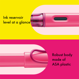 Safari Vulpen Neon Pink in de groep Pennen / Fine Writing / Vulpennen bij Voorcrea (137583_r)