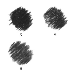 Houtskoolpotlood Mars Lumograph in de groep Kunstenaarsmateriaal / Krijt en potloden / Houtskoolpotloden en houtskool bij Voorcrea (137598_r)