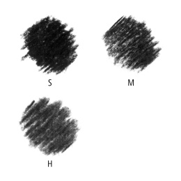 Houtskoolpotlood Mars Lumograph Set in de groep Kunstenaarsmateriaal / Krijt en potloden / Houtskoolpotloden en houtskool bij Voorcrea (137601)