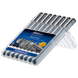 Pigment Liner 8-set in de groep Pennen / Kunstenaarspotloden en -stiften / Fineliners bij Voorcrea (137608)