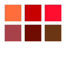Pigment Arts Brush Pen 6-set Red/Brown in de groep Pennen / Kunstenaarspotloden en -stiften / Brushpennen bij Voorcrea (137617)