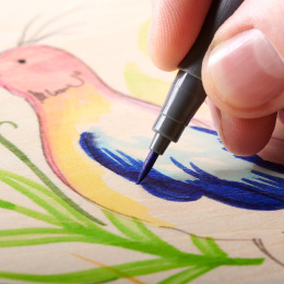 Pigment Arts Brush Pen 12-set Cool in de groep Pennen / Kunstenaarspotloden en -stiften / Brushpennen bij Voorcrea (137625)