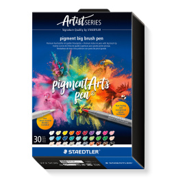 Pigment Arts Big Brush Pen 30-set + in de groep Pennen / Kunstenaarspotloden en -stiften / Brushpennen bij Voorcrea (137632)