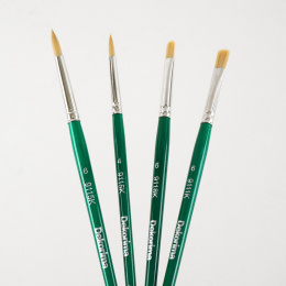 Synthetische penselen Universal 4-set in de groep Kunstenaarsmateriaal / Penselen / Acrylverf penselen bij Voorcrea (137637)